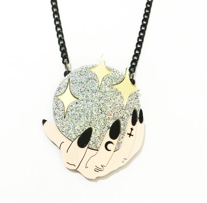 gold ball pendant necklace gift set