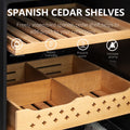 50L Cigar Humidors with 3-IN-1 Cooling