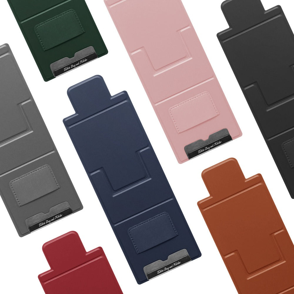 Ergonomic phone stand for desk