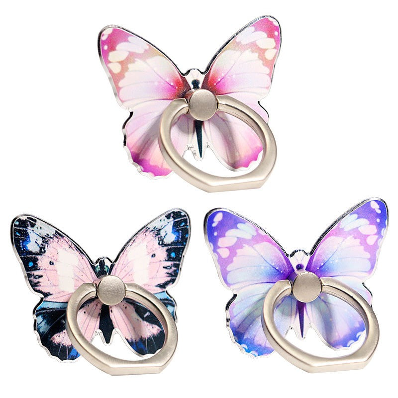 Elegant butterfly phone holder
