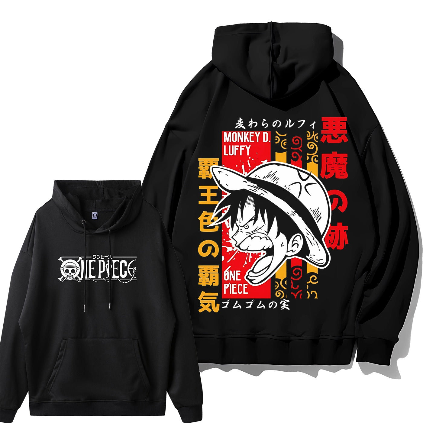 Loose fit Straw Hat Luffy hoodie
