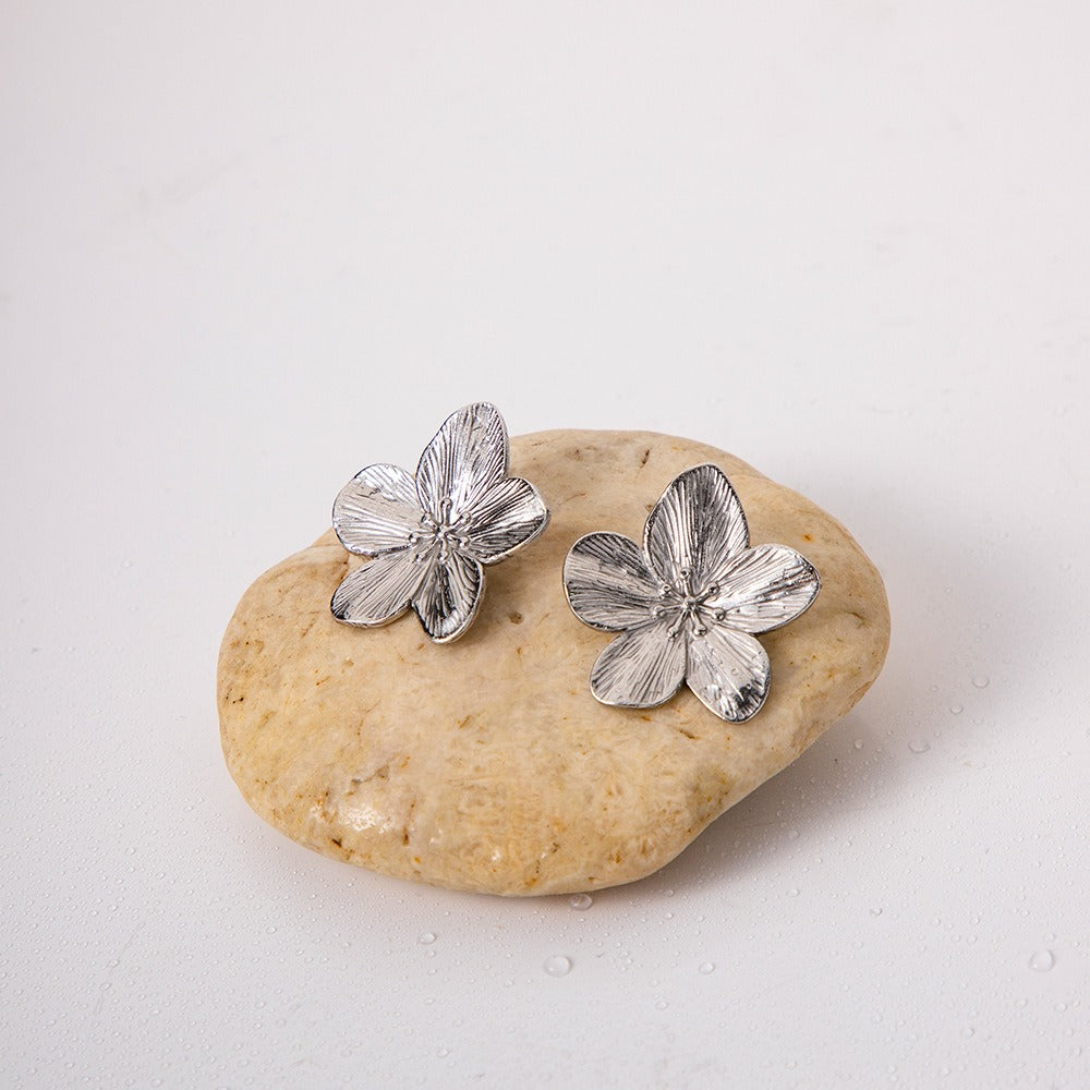 lotus flower earrings