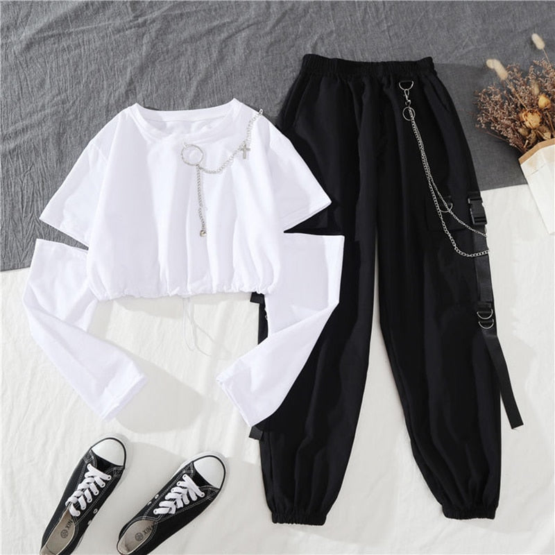 Black Cargo Pants For Women