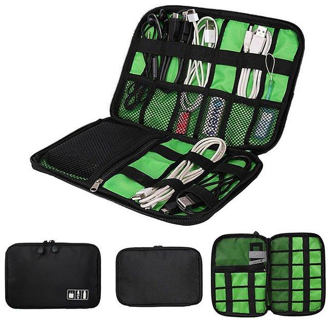 Portable Electronic Accessories Travel Case – Cable Organizer - Wrapit Store
