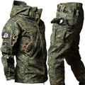 Camouflage jacket with charging feature