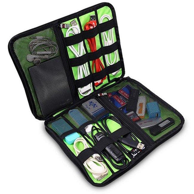 Portable Electronic Accessories Travel Case – Cable Organizer - Wrapit Store