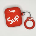 Bluetooth Earphones Protective Case Red Color