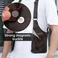PU Leather Underarm Crossbody Sling Bag – Hidden Pocket & Adjustable Strap - Wrapit Store