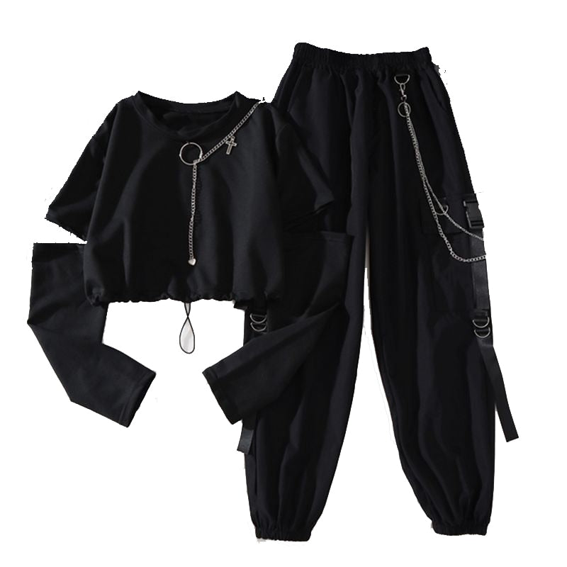 Black Cargo Pants