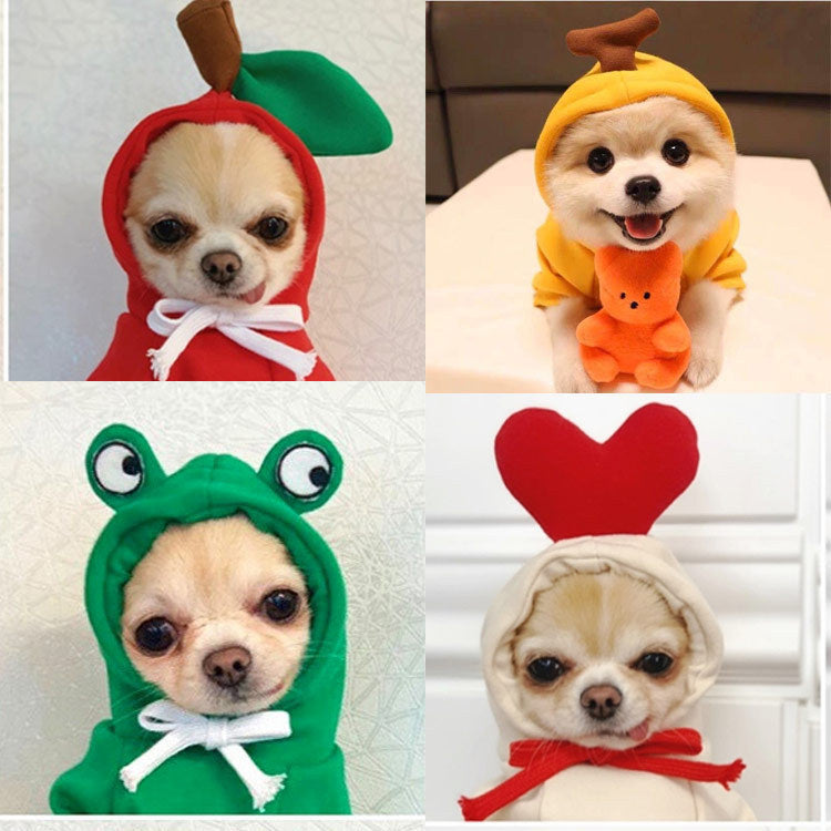 Fleece sweatshirt for small dogs
