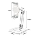 Foldable Aluminum Phone & Tablet Stand – Adjustable Desktop Holder - Wrapit Store