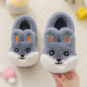 Kids Cotton Slides Autumn Winter Indoor