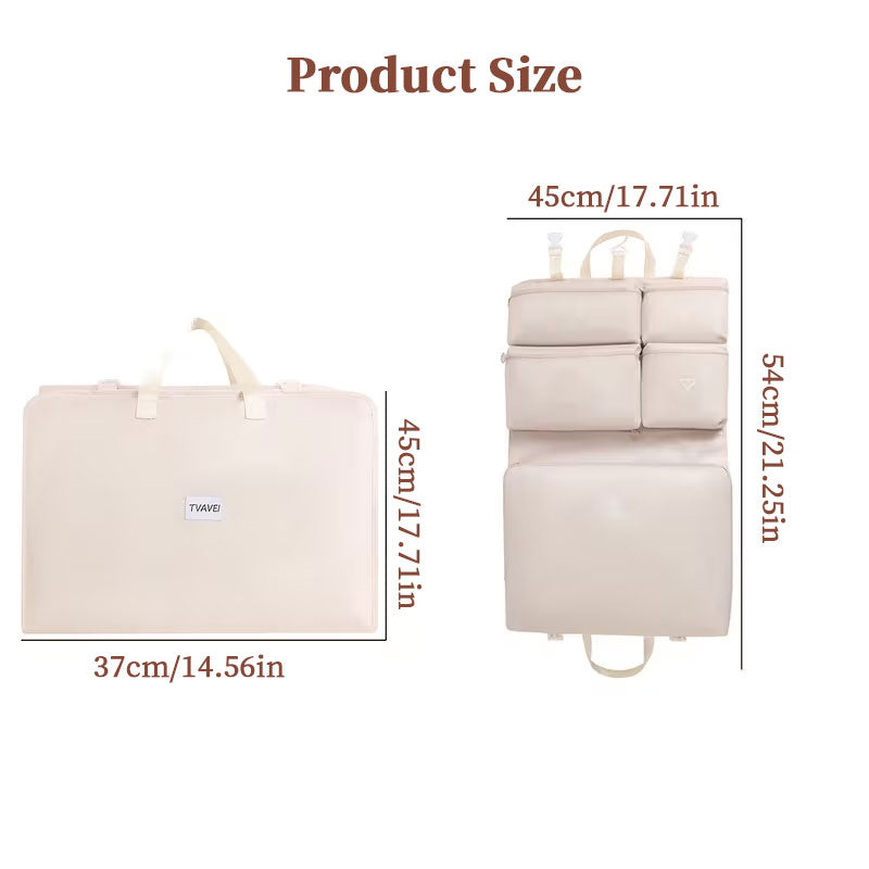 Portable Travel Clothes Organizer Bag – Large Storage with Separate Compartments - Wrapit Store