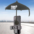Phone stand with umbrella top