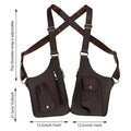PU Leather Underarm Crossbody Sling Bag – Hidden Pocket & Adjustable Strap - Wrapit Store