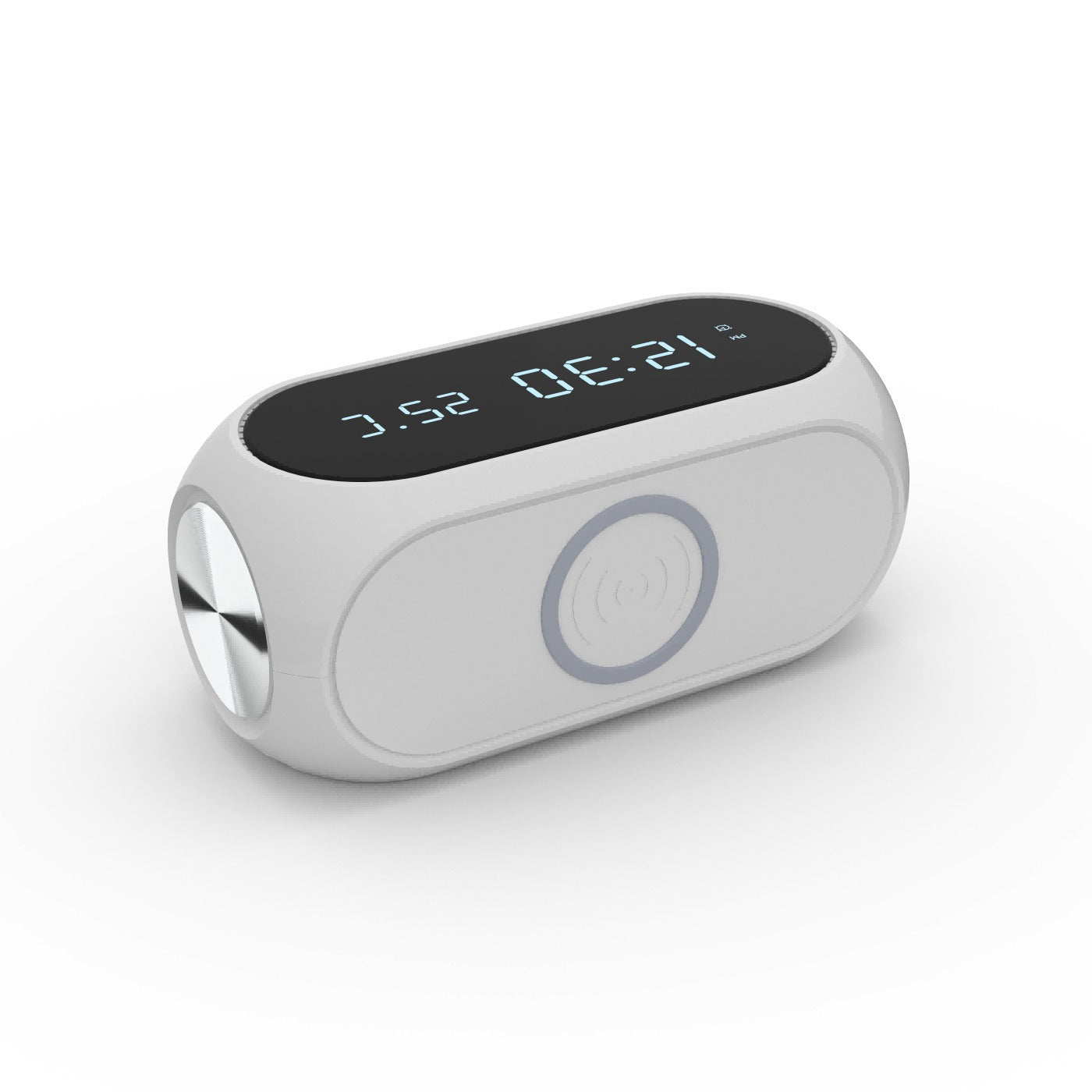Dual-function wireless charging clock