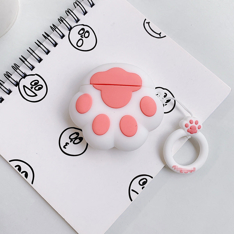 White Color Bluetooth Earphones Protective Case