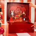 Festive holiday gift card box