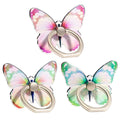 Colorful butterfly phone grip holder