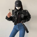 Black Color Leather Jackets For Women 3