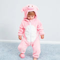 Good Quality Warm fleece animal jumpsuit