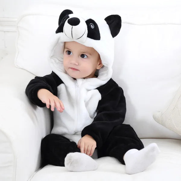 Kids animal pajama jumpsuit