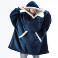 Wearable Fleece Blanket Hoodie – Hooded TV Blanket - Wrapit Store