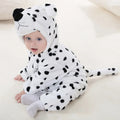 Infant hooded animal onesie
