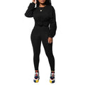 Women's Two Piece Trouser Sets Black Color