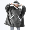 Wearable Fleece Blanket Hoodie – Hooded TV Blanket - Wrapit Store
