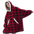 Wearable Fleece Blanket Hoodie – Hooded TV Blanket - Wrapit Store