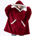 Wearable Fleece Blanket Hoodie – Hooded TV Blanket - Wrapit Store