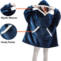 Wearable Fleece Blanket Hoodie – Hooded TV Blanket - Wrapit Store