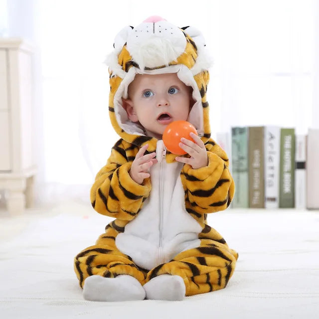 Cute animal jumpsuit for babies