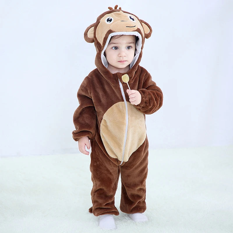 Soft animal pajamas