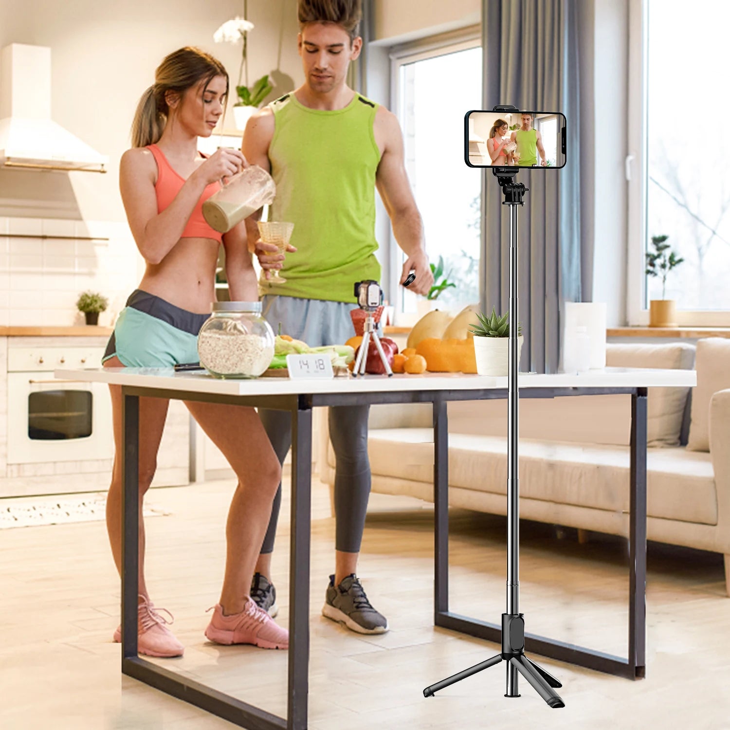 Wireless selfie stick