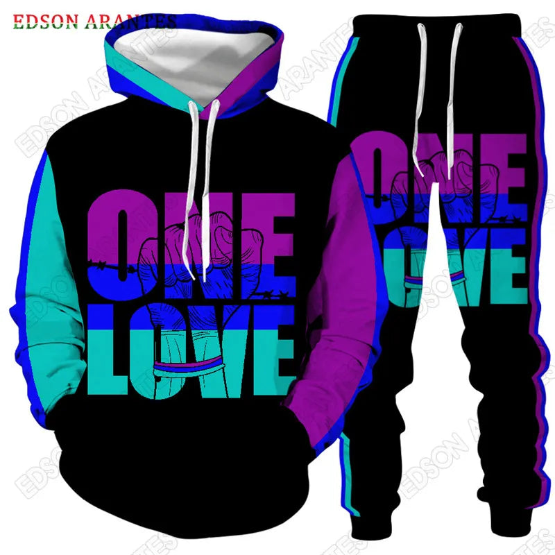 Bob Marley inspired Rasta clothing set