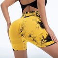 Yellow Color Petite Short Pants For Women