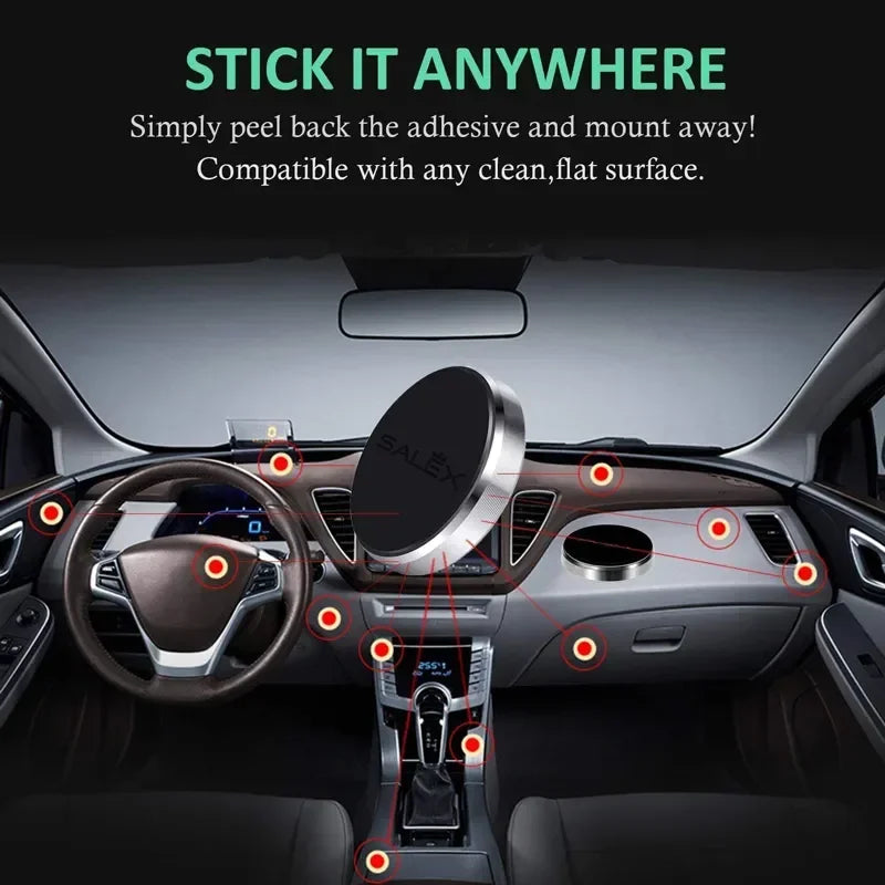 Magnetic phone holder for navigation
