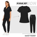 black color nursing scrub sets	