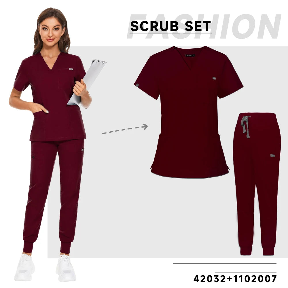 nurse scrubs set	